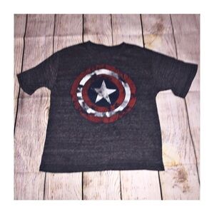 Captain America Grey T-shirt Size 4